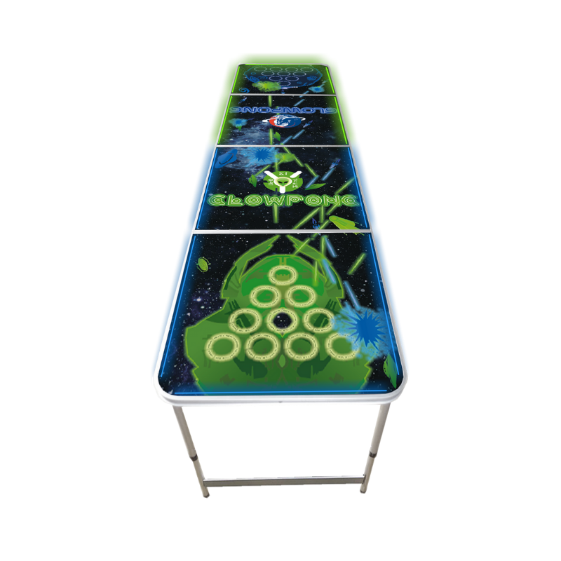 LED-Beerpongtisch - "ALIEN VS. HUMAN"