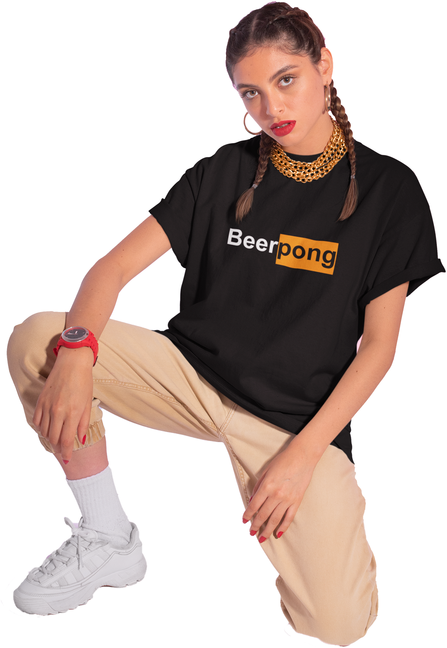 Beerpong - Damen Premium Organic Shirt