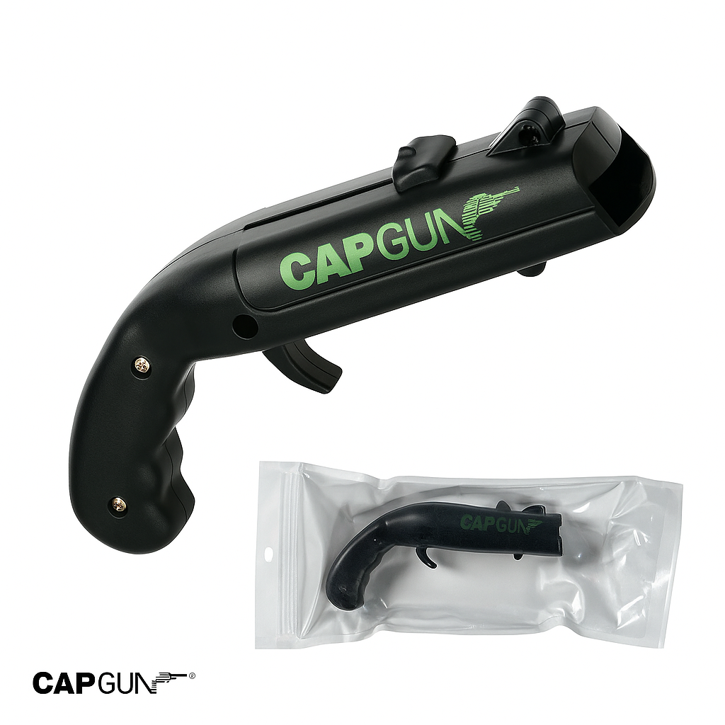 CAPGUN - Flaschenöffner mit Schussfunktion