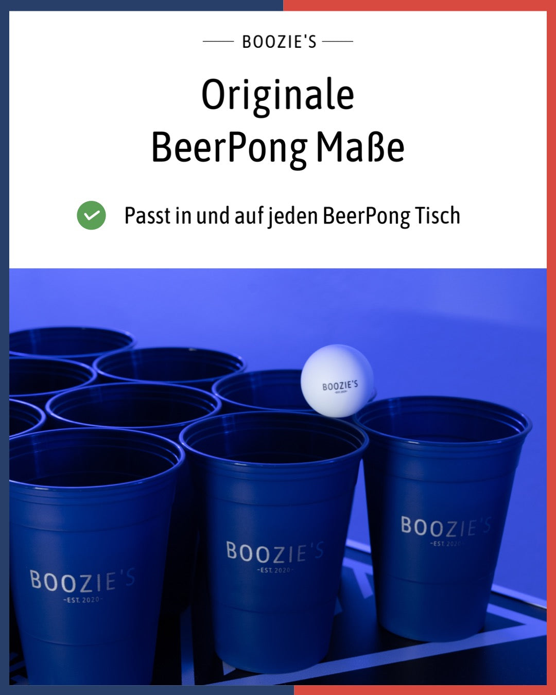 Boozies - Nachhaltige Beerpongbecher Mixed